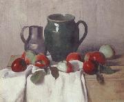 Felix Vallotton Still life with Jug and Apples Spain oil painting artist